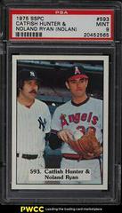 Catfish Hunter & Nolan Ryan #593 Baseball Cards 1975 SSPC Prices