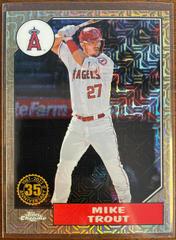 Mike Trout #T87C-11 Baseball Cards 2022 Topps Update 1987 Chrome Prices