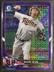 Blayne Enlow [Purple Refractor] #BCP141 Baseball Cards 2018 Bowman Mega Box Chrome Prices