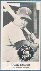 Duke Snider Baseball Cards 1959 Home Run Derby Prices