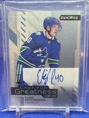 Elias Pettersson Hockey Cards 2021 Upper Deck Synergy Cast for Greatness Signatures Prices