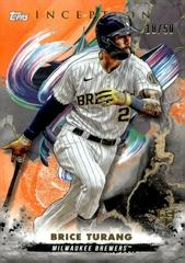 Brice Turang [Orange] #106 Baseball Cards 2023 Topps Inception Prices