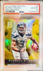 Russell Wilson [Spectra Gold] #90 Football Cards 2013 Panini Spectra Prices