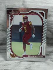 Brian Robinson Jr. Football Cards 2022 Panini Absolute Prices