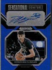 Donovan Clingan [Blue] #SS-DVC Basketball Cards 2023 Panini Prizm Draft Picks Sensational Signatures Prices