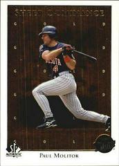 Paul Molitor [Gold] #SD14 Baseball Cards 1998 SP Authentic Sheer Dominance Prices