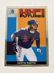 Austin Martin [Orange Refractor] #HIFI-10 Baseball Cards 2022 Bowman Hi Fi Futures Prices