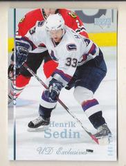 Henrik Sedin Hockey Cards 2007 Upper Deck Prices