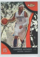 Carmelo Anthony [Refractor] #15 Basketball Cards 2007 Finest Prices