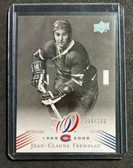 Jean Claude Tremblay Hockey Cards 2008 Upper Deck Montreal Canadiens Centennial Prices