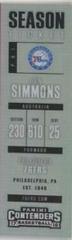 Ben Simmons [Premium Edition] #25 Basketball Cards 2017 Panini Contenders Prices