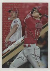 Shohei Ohtani [Class 3 Red] Baseball Cards 2019 Topps Gold Label Prices