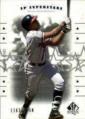 Andruw Jones #165 Baseball Cards 2001 SP Authentic Prices