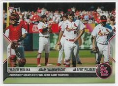 Yadier Molina, Adam Wainwright, Albert Pujols Baseball Cards 2022 Topps Now Prices