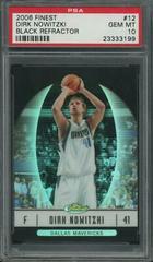 Dirk Nowitzki [Black Refractor] #12 Basketball Cards 2006 Finest Prices