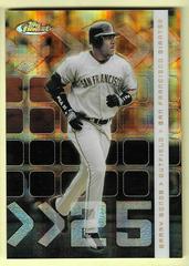 Barry Bonds [X Fractor] #19 Baseball Cards 2002 Finest Prices