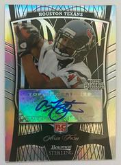 Arian Foster [Autograph Refractor] Football Cards 2009 Bowman Sterling Prices