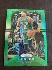 Jayson Tatum [Green Prizm] #39 Basketball Cards 2019 Panini Prizm Prices