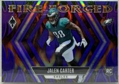 Jalen Carter [Purple] #FF-10 Football Cards 2023 Panini Phoenix Fire Forged Prices