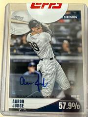 Aaron Judge [Autograph] #SS-15 Baseball Cards 2022 Topps Significant Statistics Prices
