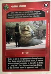 Jabba's Influence Star Wars CCG First Anthology Prices
