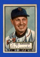 Leo Durocher #315 Baseball Cards 1952 Topps Prices