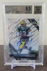 Aaron Rodgers [Autograph Clouds Diffractor] Football Cards 2015 Topps High Tek Prices