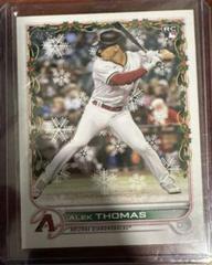 Alek Thomas [SP Variation] #HW14 Baseball Cards 2022 Topps Holiday Prices