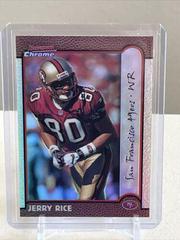 Jerry Rice [Refractor] #120 Football Cards 1999 Bowman Chrome Prices