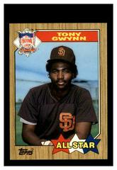 Tony Gwynn [All Star] #599 Baseball Cards 1987 Topps Tiffany Prices