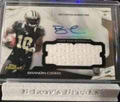 Brandin Cooks [Jumbo Pulsar Refractor] Football Cards 2014 Topps Finest Rookie Autograph Patch Prices