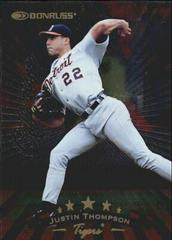 Justin Thompson #14 Baseball Cards 1998 Donruss Prices