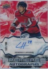Hendrix Lapierre [Autograph] Hockey Cards 2021 Upper Deck Ice Premieres Prices