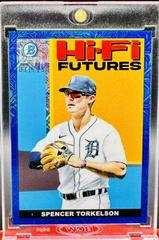 Spencer Torkelson [Blue Refractor Mega Box Mojo] #HIFI-6 Baseball Cards 2022 Bowman Hi Fi Futures Prices