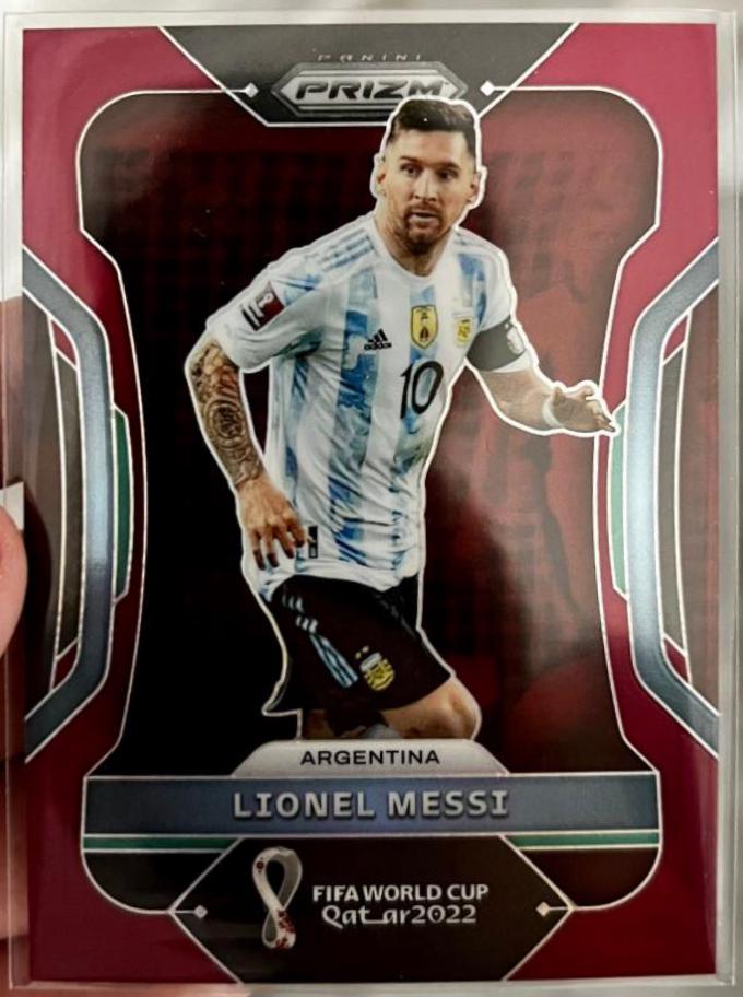 Lionel Messi [Maroon] #7 Prices | 2022 Panini Prizm World Cup | Soccer ...