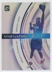 Kawhi Leonard [Holo] Basketball Cards 2021 Panini Donruss Optic Star Gazing Prices