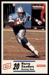 Barry Sanders #6 Football Cards 1990 Lions Police Prices