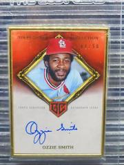 Ozzie Smith Baseball Cards 2023 Topps Gilded Collection Gold Framed Hall of Famers Autographs Prices