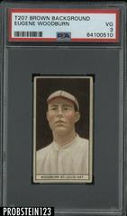 Eugene Woodburn Baseball Cards 1912 T207 Brown Background Prices