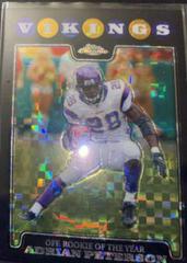 Adrian Peterson [Xfractor] #TC164 Football Cards 2008 Topps Chrome Prices