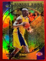 Shaquille O'Neal [Gold Refractor w/ Coating] Basketball Cards 1999 Finest Prices