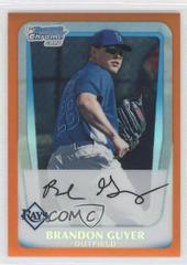 Brandon Guyer [Refractor] #BCP45 Baseball Cards 2011 Bowman Chrome Prospects Prices