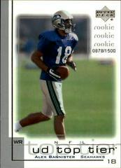 Alex Bannister #233 Football Cards 2001 Upper Deck Top Tier Prices