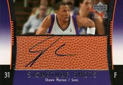 Shawn Marion Basketball Cards 2004 Upper Deck Sweet Shot Signature Shots Prices