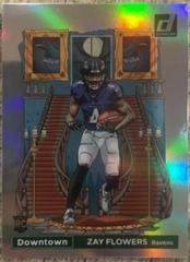 Zay Flowers #D-17 Football Cards 2023 Panini Donruss Downtown Prices