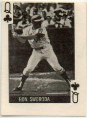 Ron Swoboda [Queen of Clubs] Baseball Cards 1969 Globe Imports Playing Cards Prices