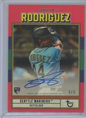 Julio Rodriguez [Red] #AC-JRO Baseball Cards 2022 Topps Brooklyn Collection Autographs Prices