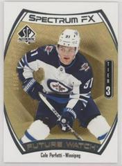 Cole Perfetti [Gold] #S-95 Hockey Cards 2021 SP Authentic Spectrum FX Prices