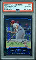 Yadier Molina [Xfractor] #301 Baseball Cards 2004 Bowman Chrome Prices
