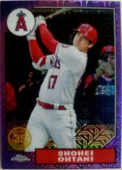 Shohei Ohtani [Purple] Baseball Cards 2022 Topps Silver Pack 1987 Chrome Prices